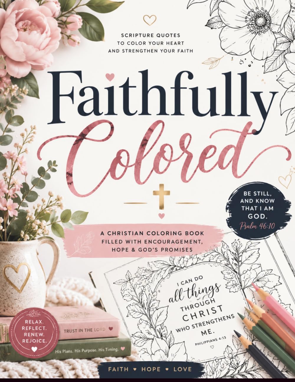 Faithfully Colored: Coloring God's Promises One Page at a Time