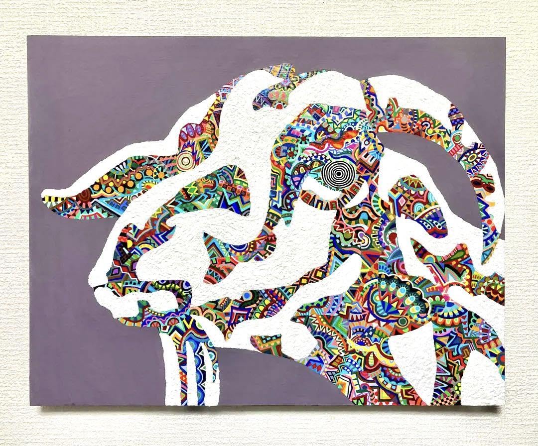 現代アートアクリル画