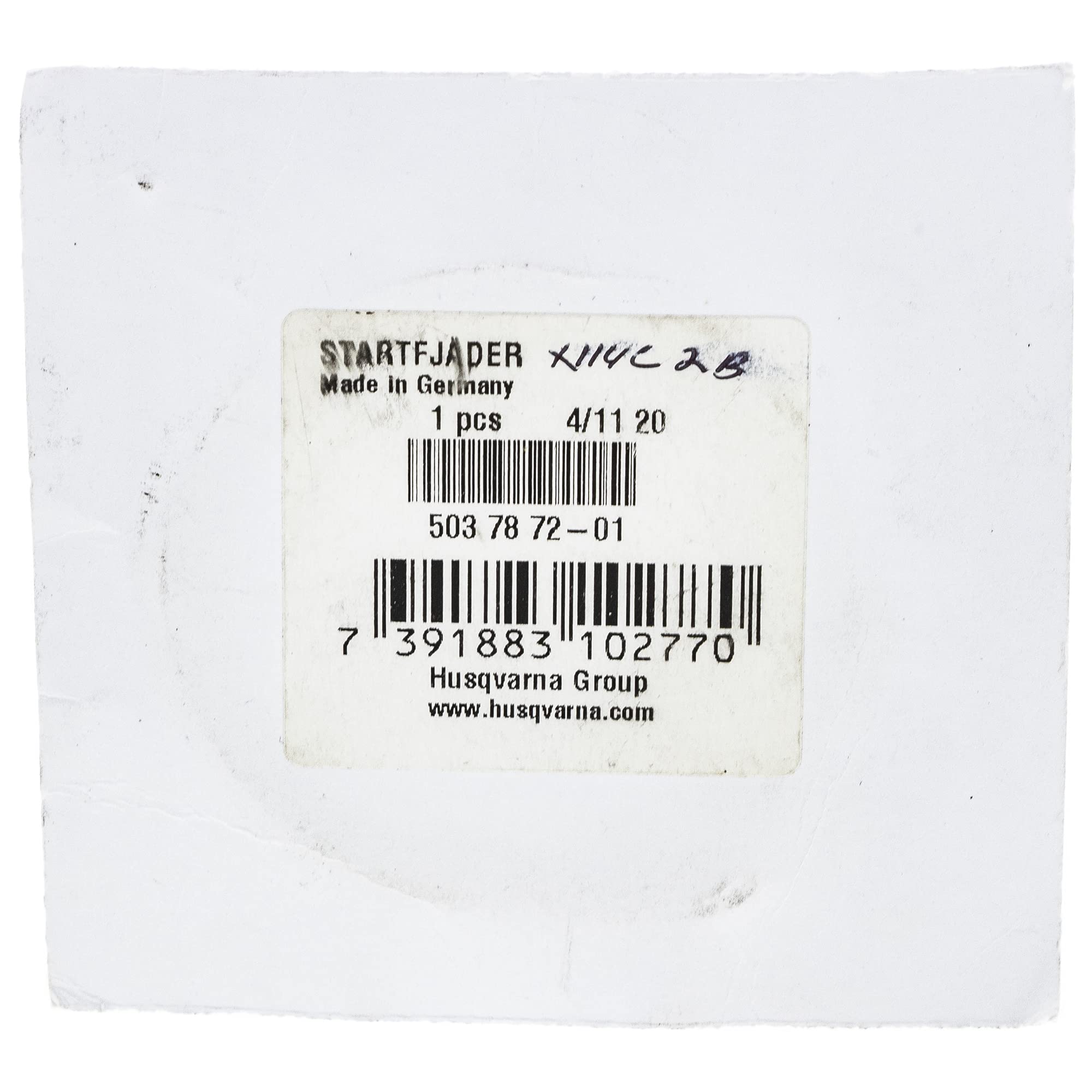 Ressort de rechange Husqvarna 503787201 pour outils de coupe