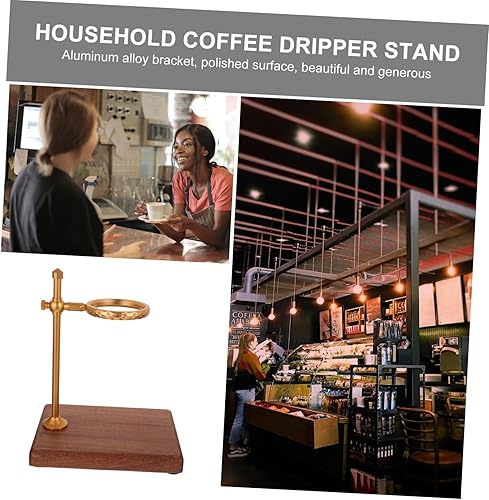 Miniatura 2 de ARTIBETTER Soporte de café con soporte para filtro de café, cafetera de vertido lento, máquina de café manual, cafetera, cafetera, para el hogar,