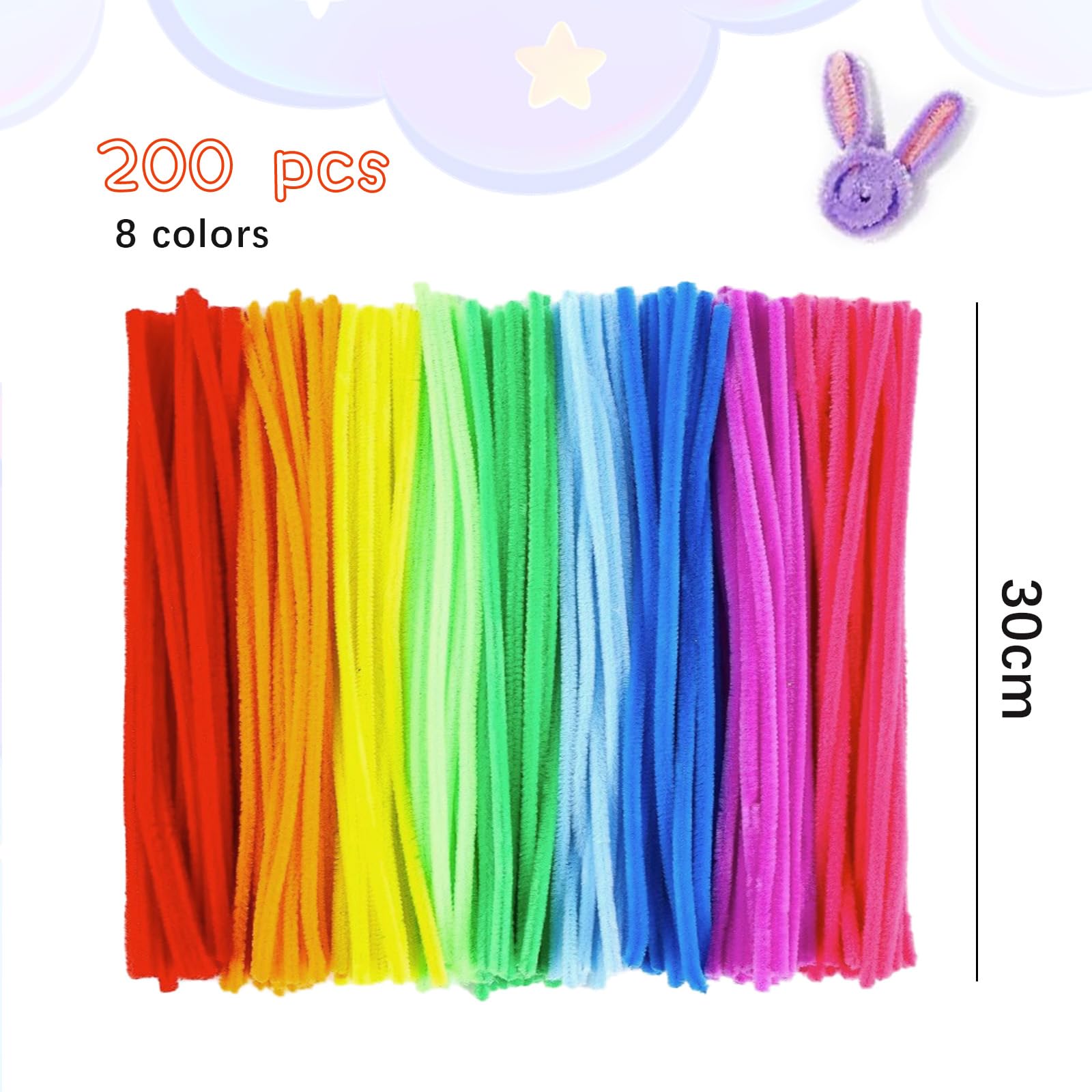 Lot De 300 Cure-Pipes Verts 30 Cm - 3 Teintes - Chenilles Créatives Pour Bricolage Enfants Et Adultes - Loisirs Manuels