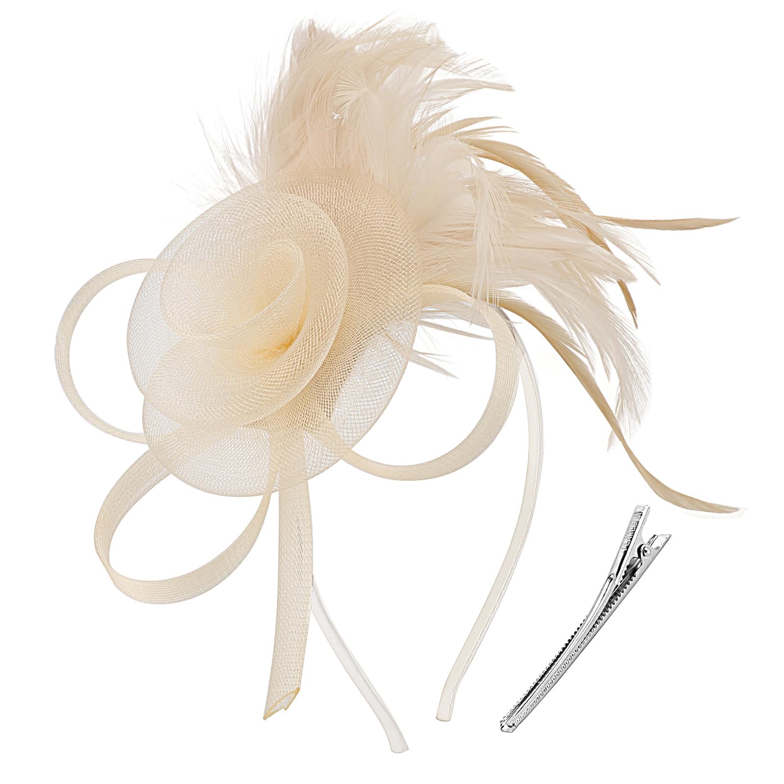 DRESHOW Fascinators Hats for Women Tea Party Fascinator Hats