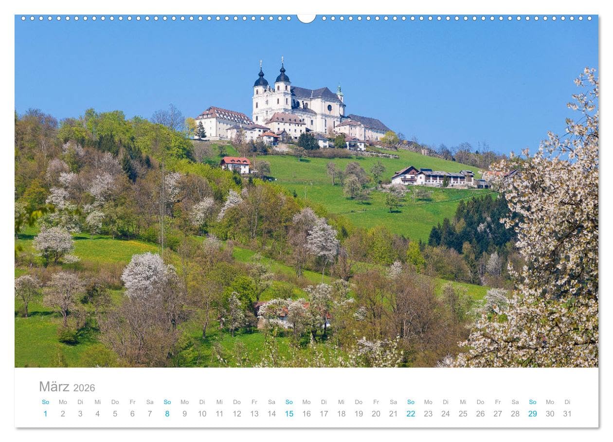 Österreich Rundreise (Wandkalender 2026 DIN A2 quer), CALVENDO Monatskalender: Eine fotografische Rundreise zu den schönsten Orten Österreichs (CALVENDO Orte)
