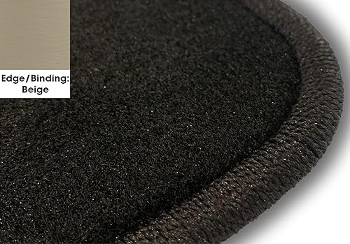 Miniatura 5 de Alfombrillas delanteras y traseras de ajuste personalizado, color negro, compatibles con Volvo S60 2009 2008 2007 2006 2005 2004 2003 2002 2001