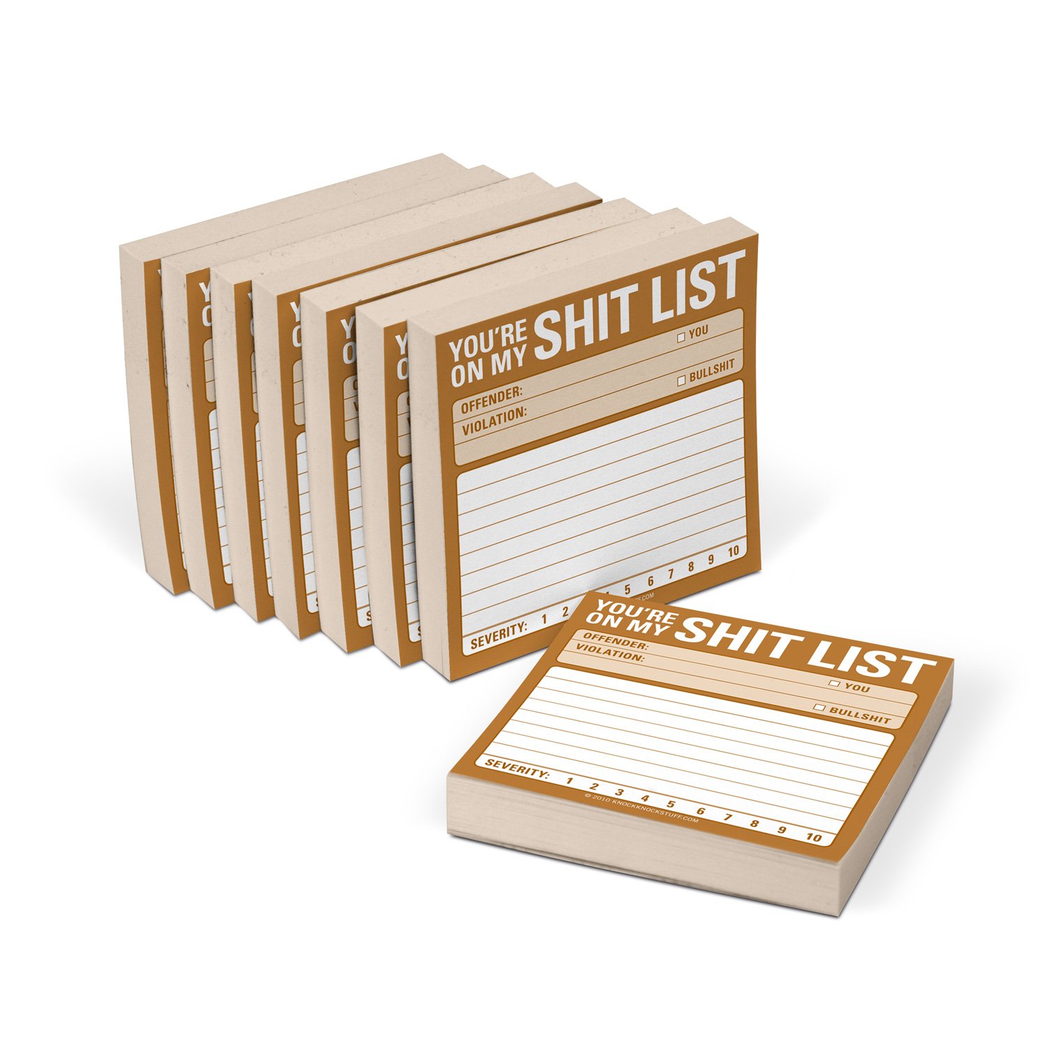 Knock Knock Mental Note Sticky Notes – Funny 3x3 Inch Notepad, 100 Sheets, Fun Office Gifts For Coworkers & Friends