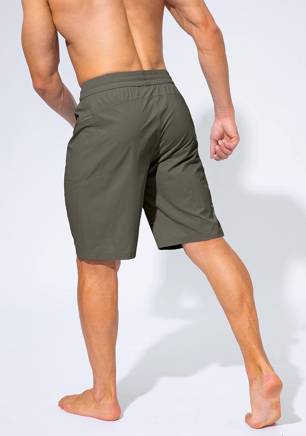Men's Swim Trunks Quick Dry Board Shorts with Zipper Pockets Beach Shorts Bathing Suits for Men - No Mesh Liner - Image 4
