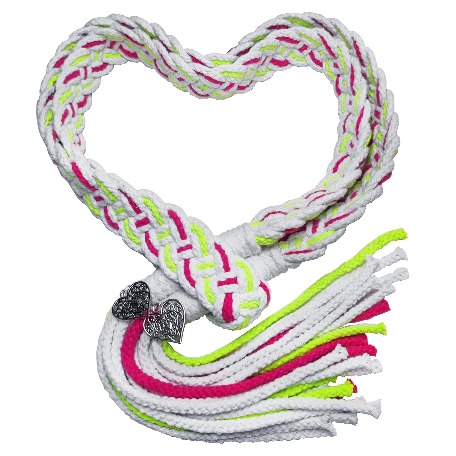 JQLMLXLV Wedding Lasso Rope,Wedding Cord Traditional Celtic Pattern Rustic ，Lasso Lazos para Boda Wedding Cord for Traditional Catholic Wedding Ceremony，Bridal Gift (Fluorescent Green)