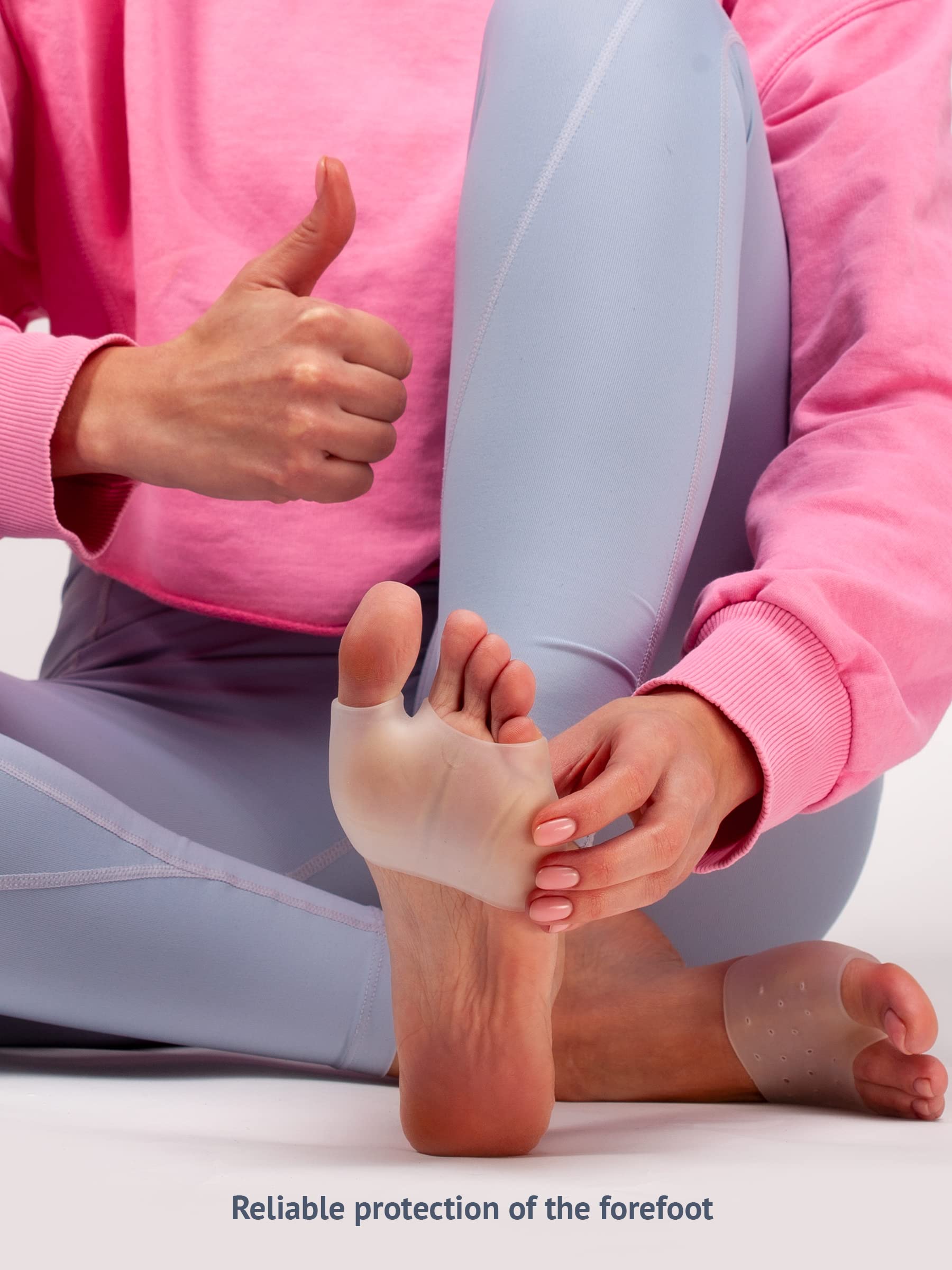 Metatarsal Pads Ball Of Foot Cushions Soft Gel Forefoot Sleeves