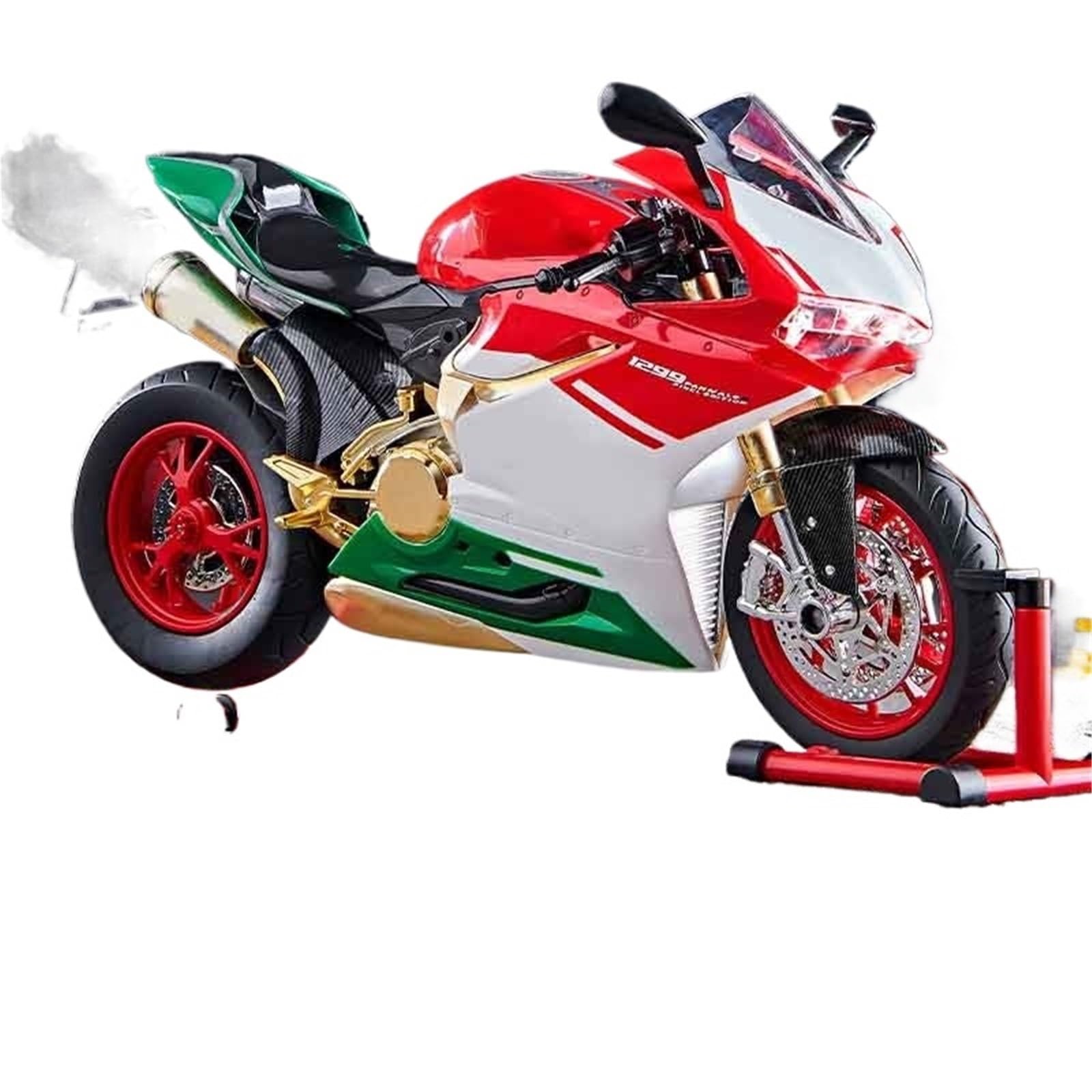 UTJUYFCGF for Ducati 1199 Panigale with Spray Alloy Motorcycle Model 1:9