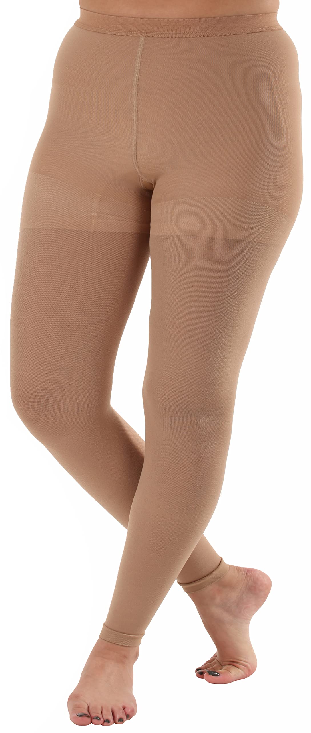 Absolute Support Opaque Graduated Compression Leggings Firm Support 20-30mmHg