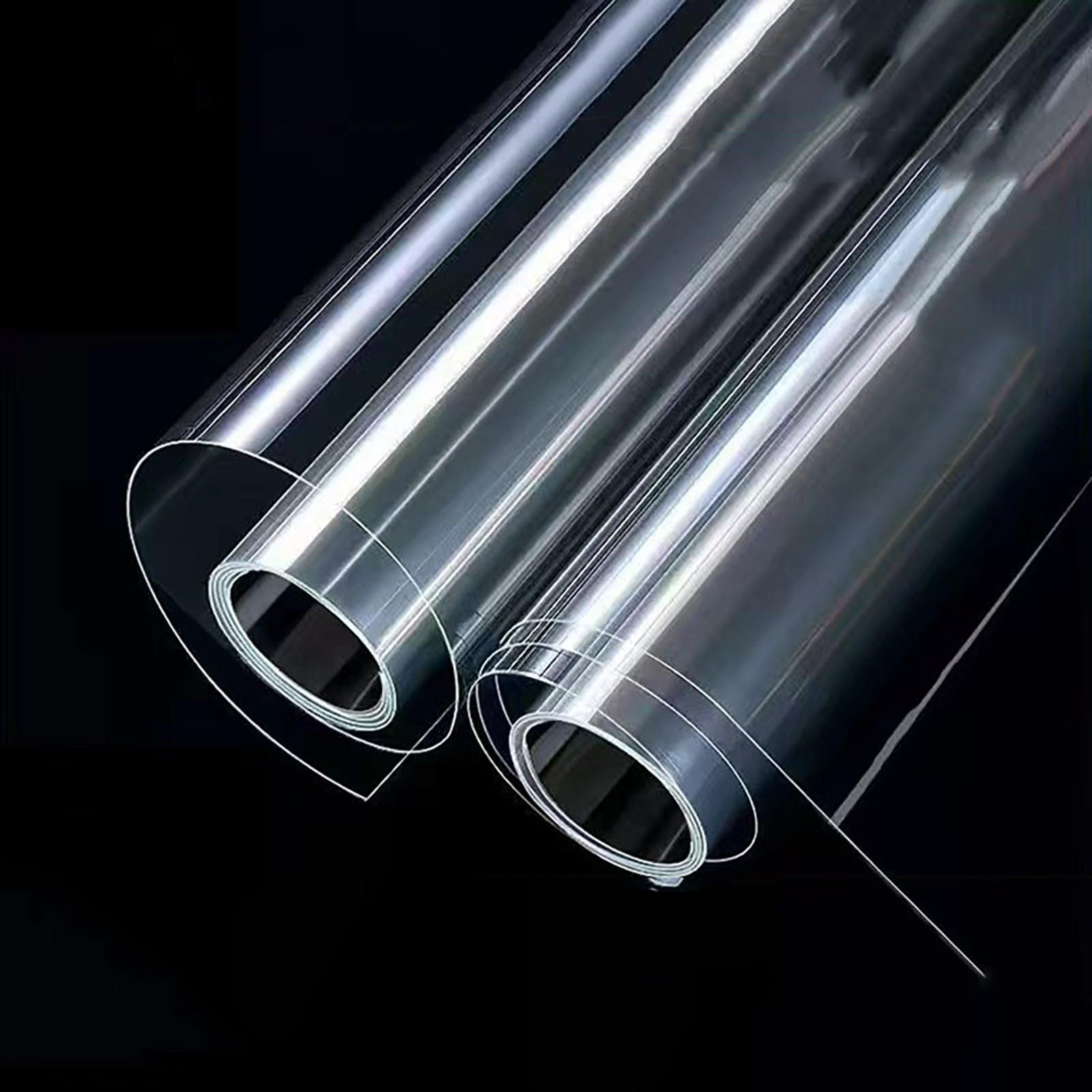 Película de Seguridad para Cristales 4 mil - Rollo de Película Antirotura para Ventanales Grandes - para Supermercado, Vitrina, Oficina y Hogar (20-150 cm)(Size:30M,Color:Transparent-50CM)