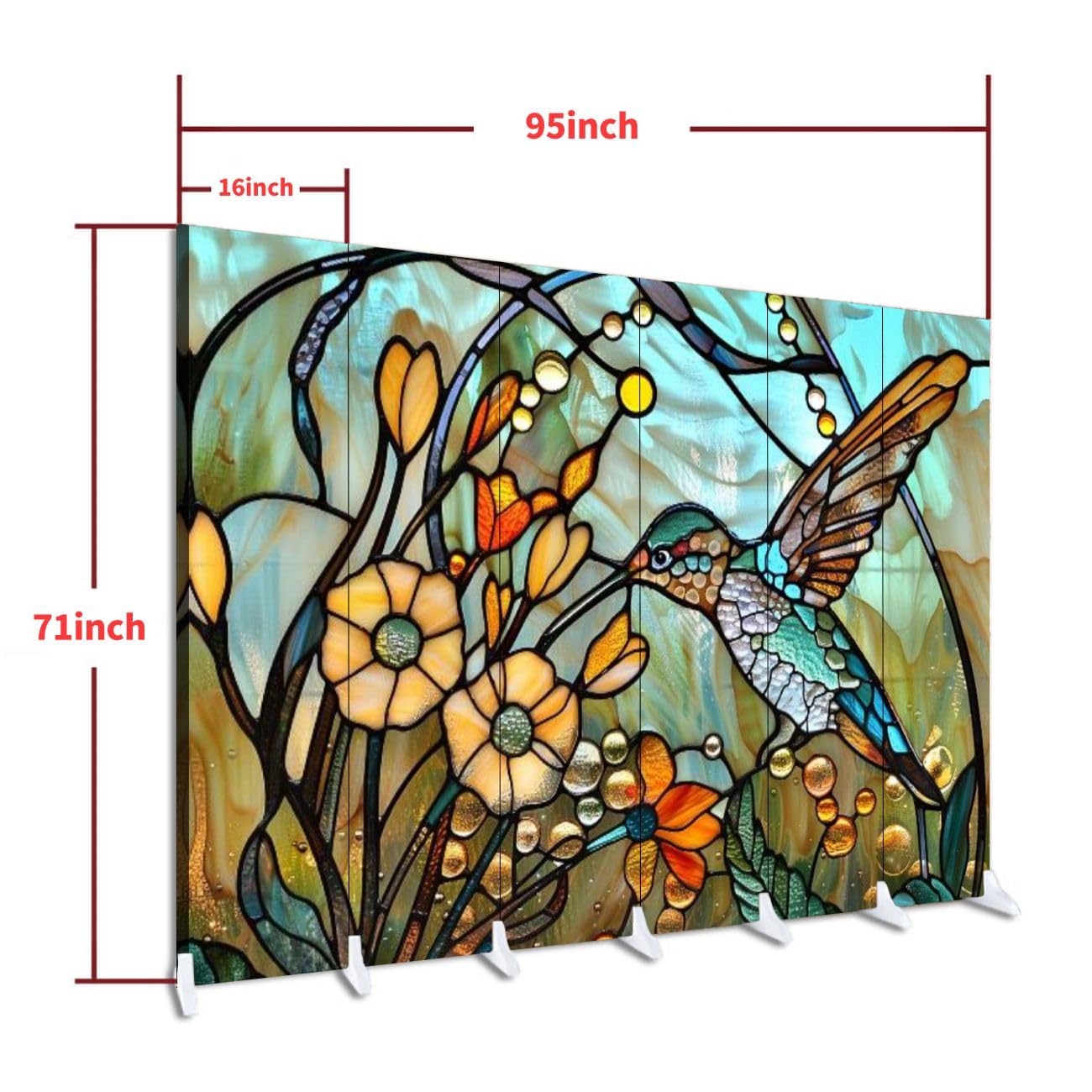 アンティーク雑貨 Beautiful tabletop partitions. Amazon.com - 6 Panels Screen Room Divider Art Stained Glass