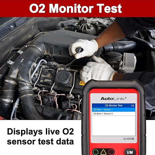 Miniatura 4 de Autel AutoLink AL529HD - Escáner OBD2 resistente, lector de código, recuperación de código VIN, prueba de monitor OBDII, lectura de revisión,