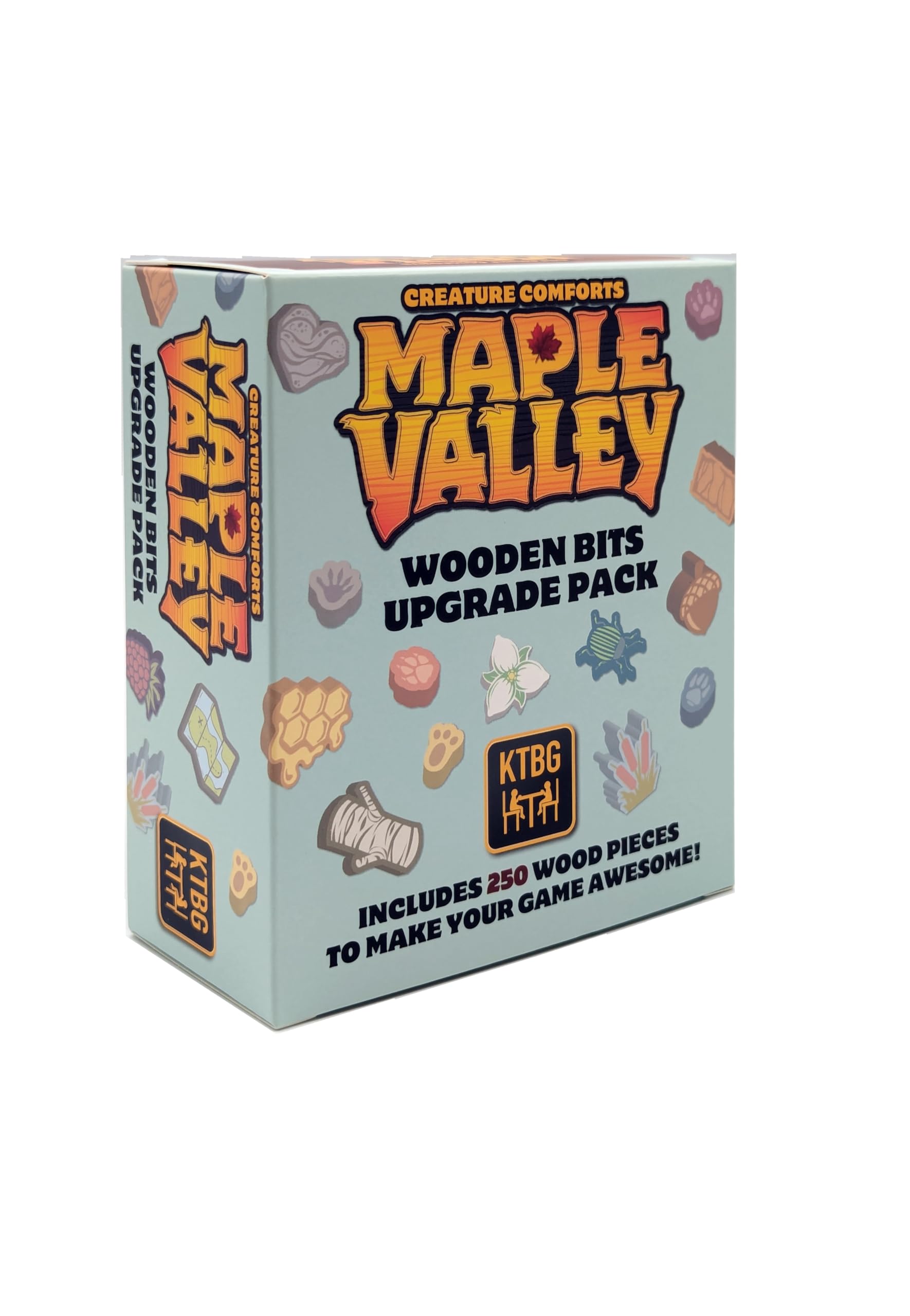 Maple Valley Wood Bits, Strategy Board Game Accessories, for 1 to 5 Players and Ages 8+, KTBG
