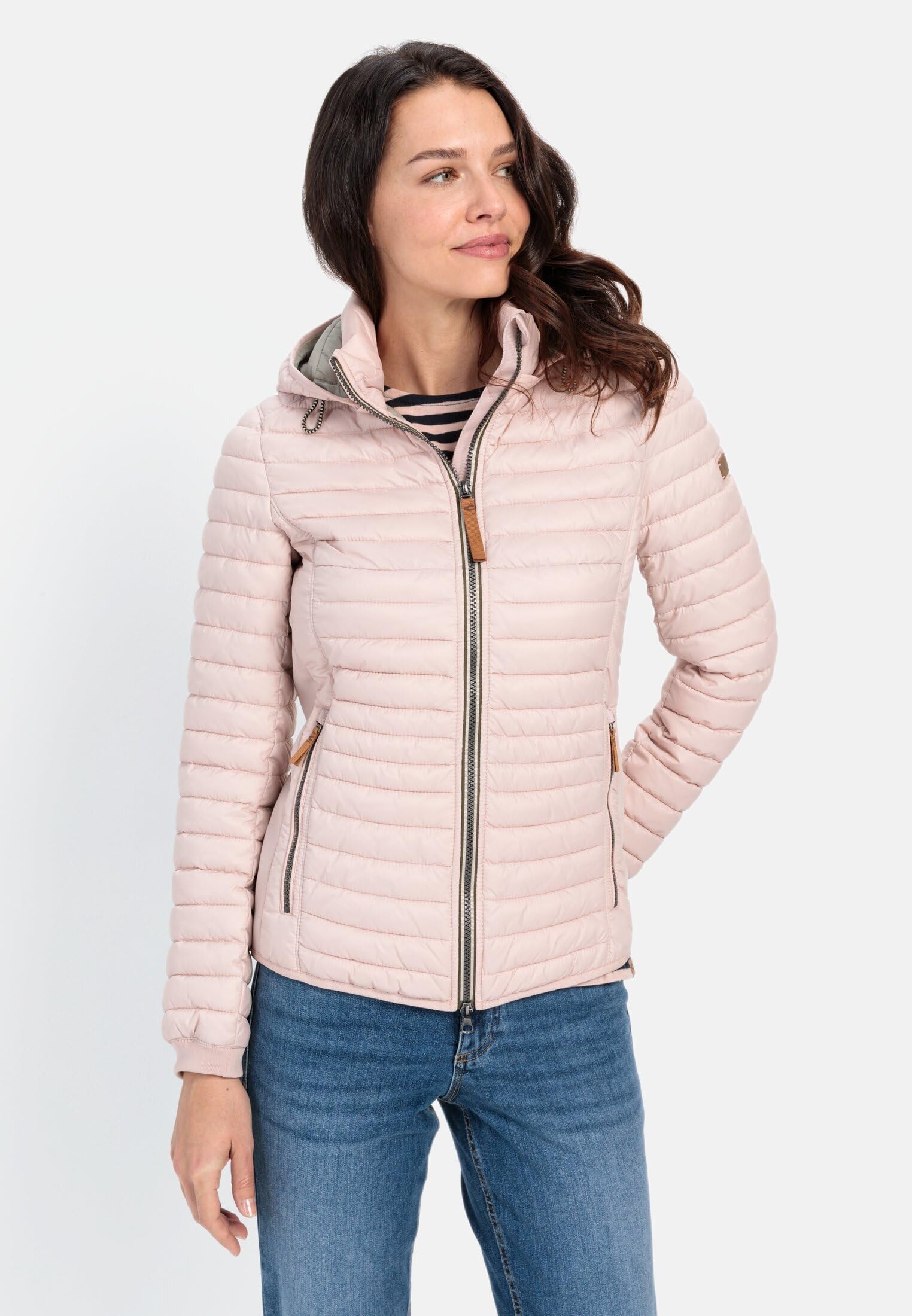 camel active Damen Leichte Steppjacke I Winddicht und wasserarbweisend Rosa – Bild 2