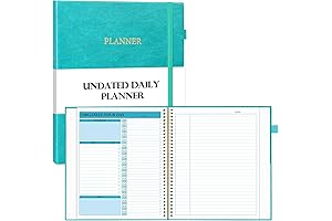 Undated A4 Daily Planner: Enhanced Productivity and Organization