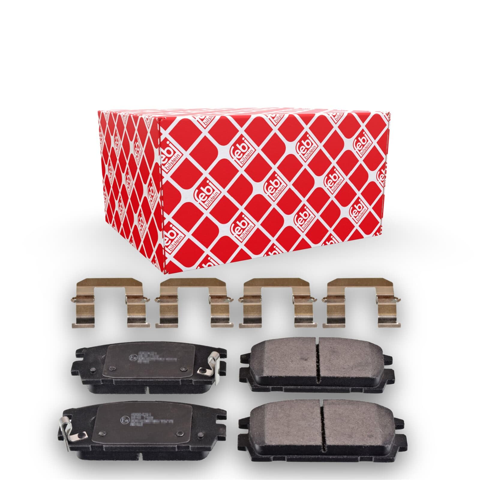 Rear FEBI GERMANY 170855 Brake Pad Set, disc brake for HYUNDAI