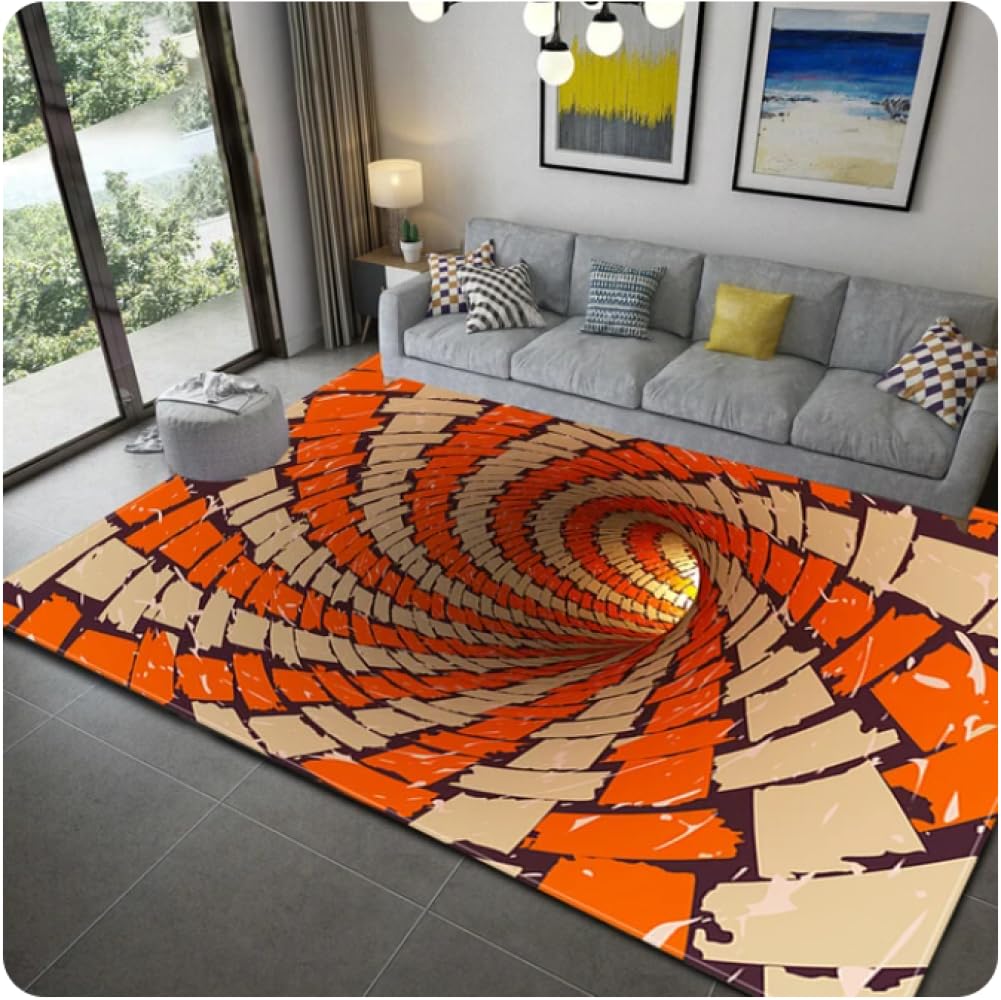 Tapis de bain antidérapant géométrie colorée anti-glisse