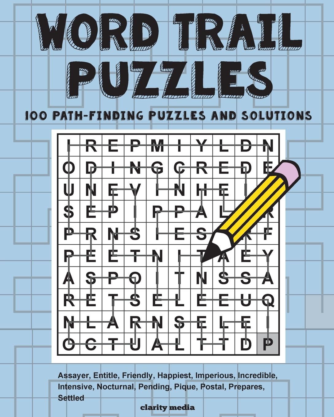Word Trail Puzzles: 100 path-finding puzzles featuring solutions