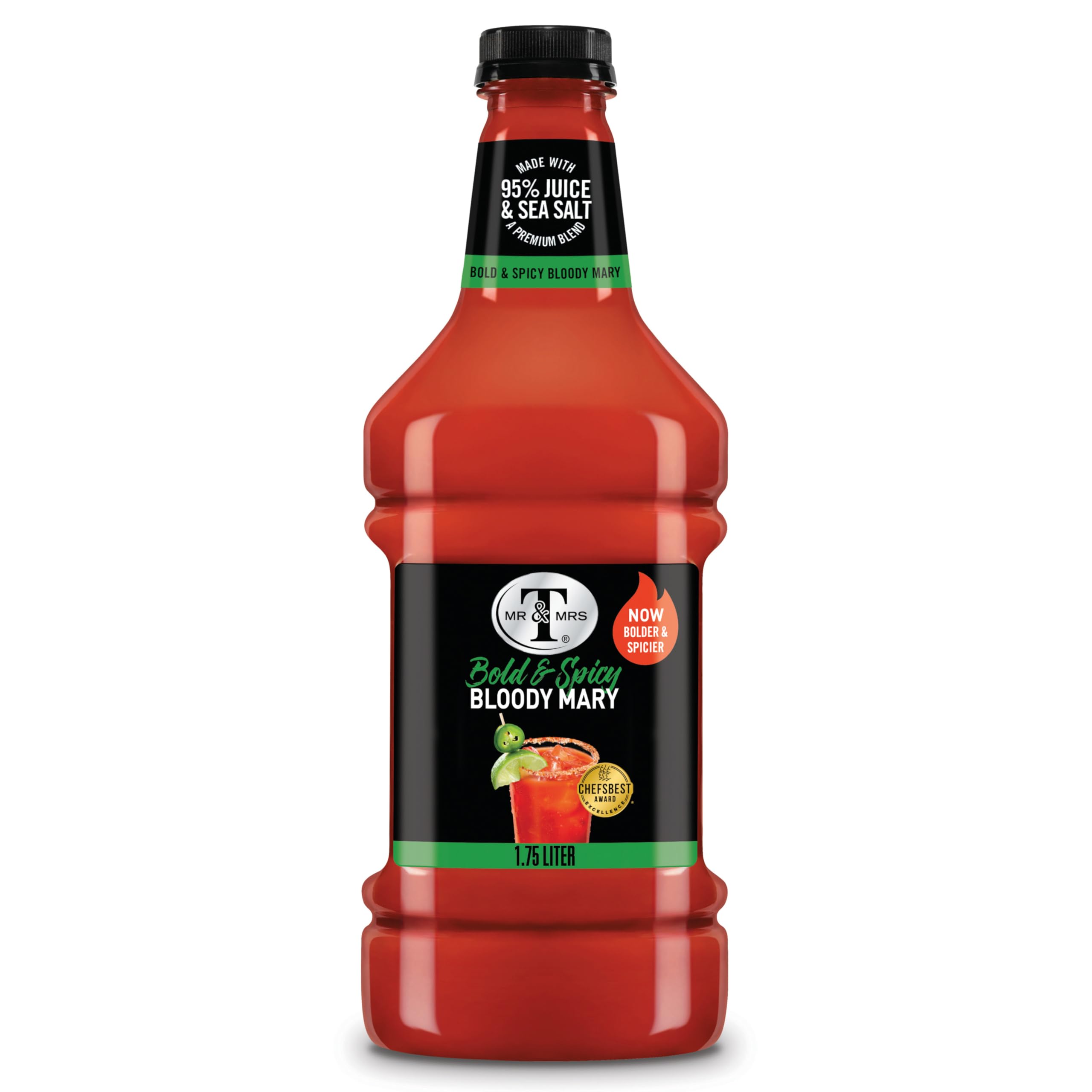 Mr & Mrs T Bold & Spicy, Bloody Mary Mix, 1.75 Liter Bottle
