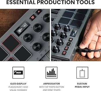 Amazon | Akai Professional MPK mini mk3 MIDIキーボード 25鍵