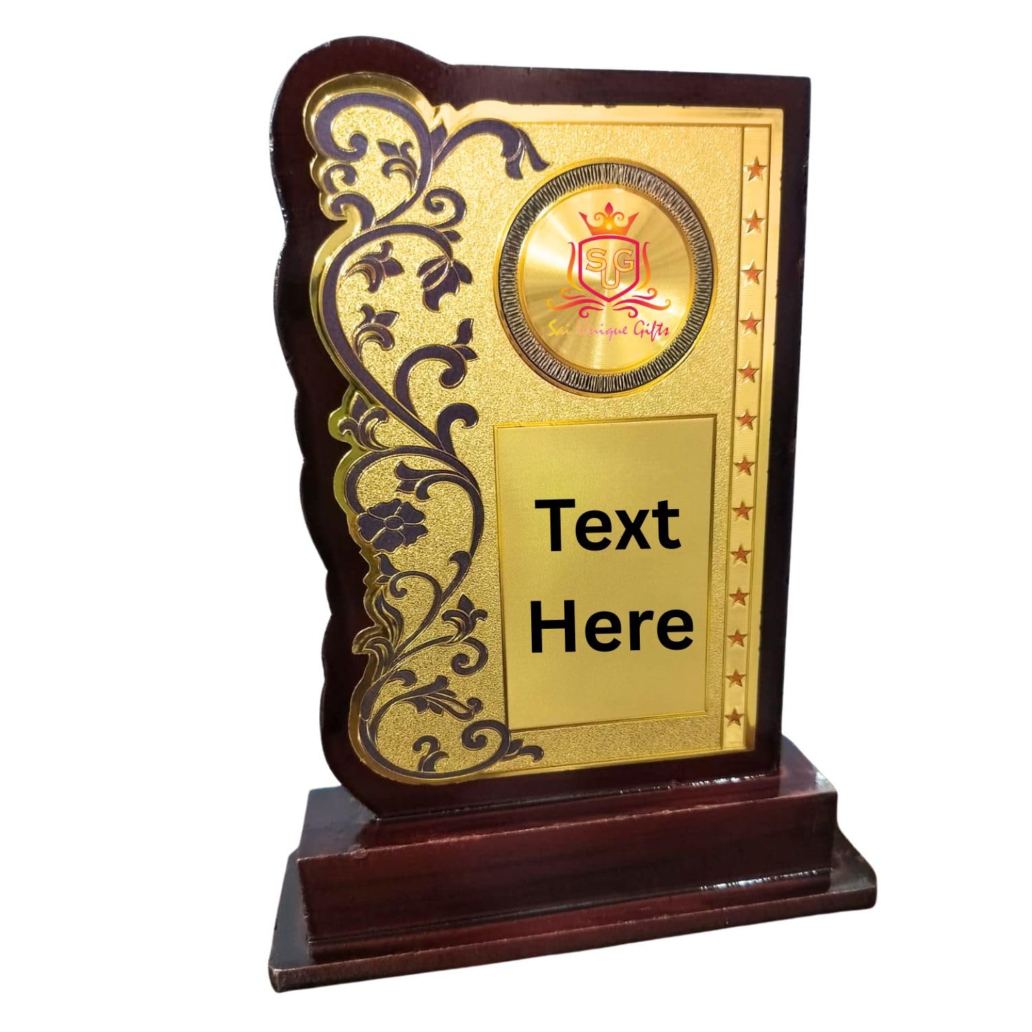 Customized Wooden Trophy Award Plaque | Wooden Memento Shield for Appreciation & Recognition | Corporate Award Trophy for Employee, Winner, Achievement & Competition 300 grm-picture-20