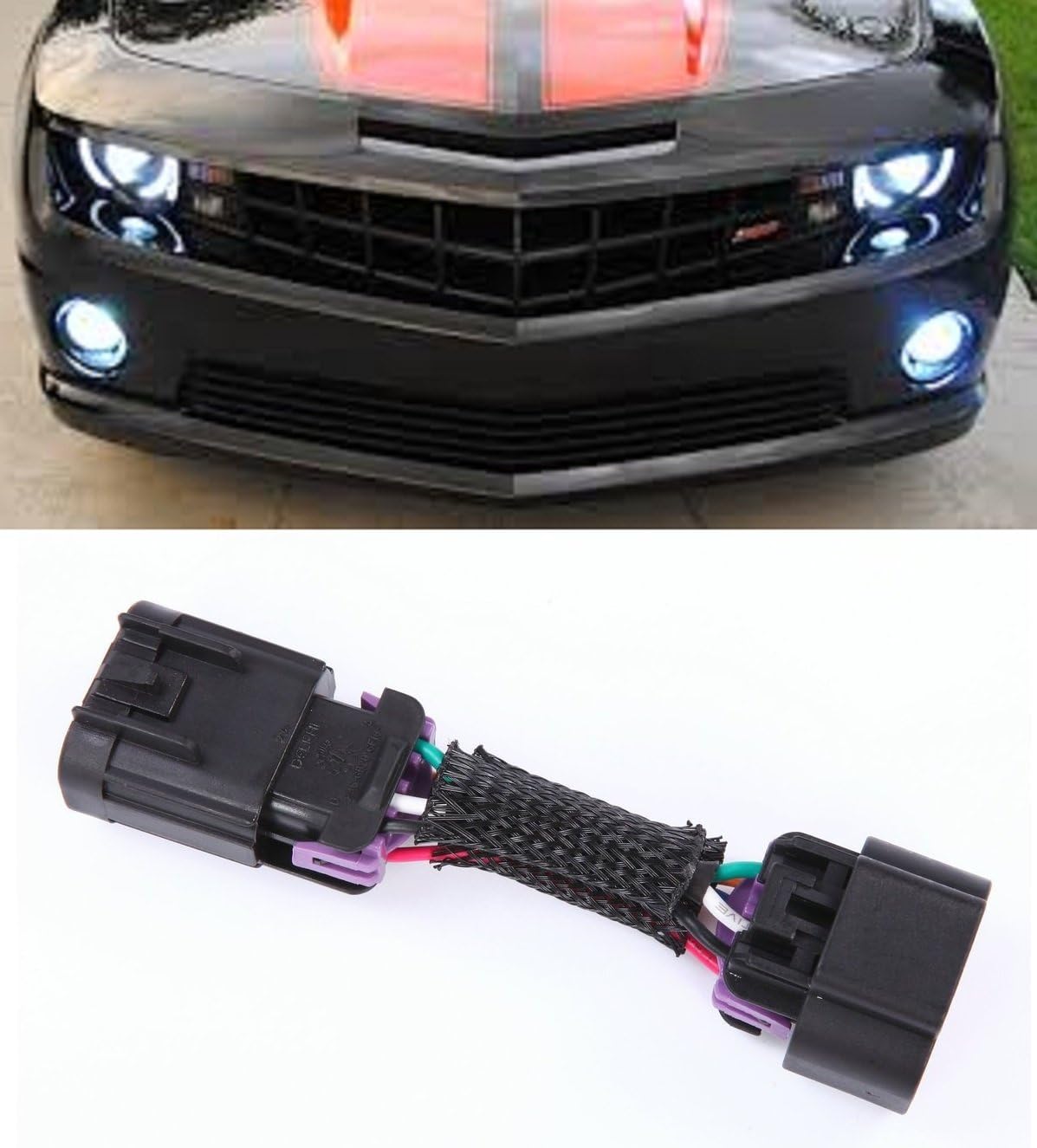 Muzzys DRL Adapter for 2010-2013 Chevrolet Camaro DRL + Headlights + Halos Harness Plug and Play Adapter Kit, Gain Control of Your Daytime Running (Fog) Lights!
