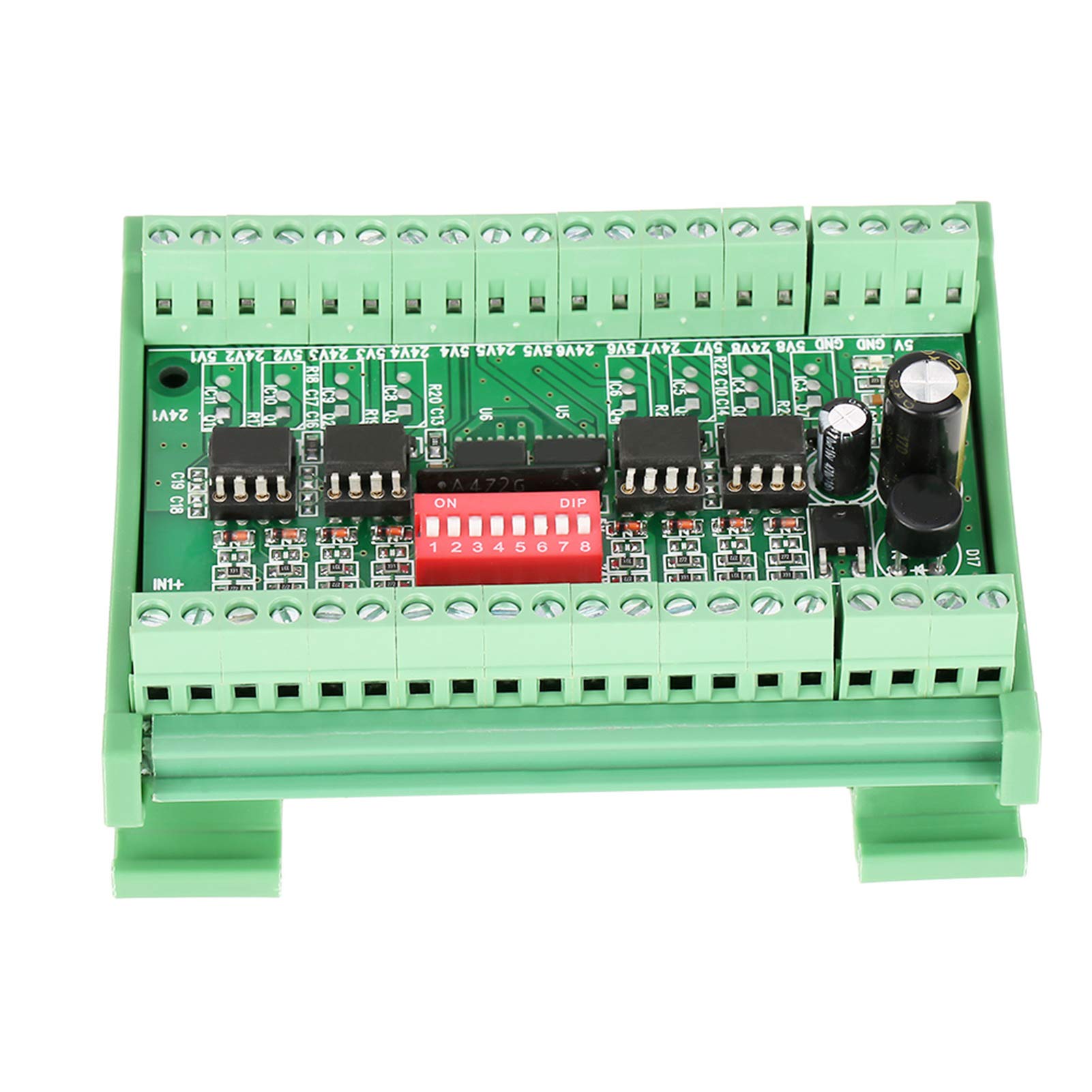 10MHZ 8 canales de NPN / PNP a NPN 5V / 24V Módulo convertidor de nivel conversión de señal de onda cuadrada