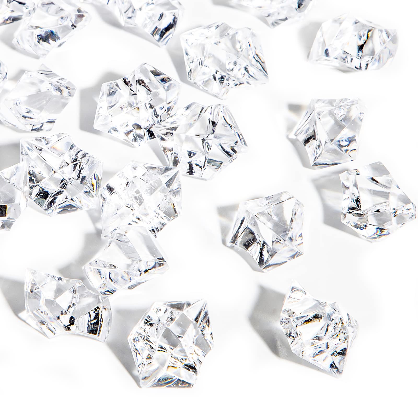 Buy DomeStar Fake Ice Rocks, 2000PCS Clear Acrylic Ice Rocks Fake