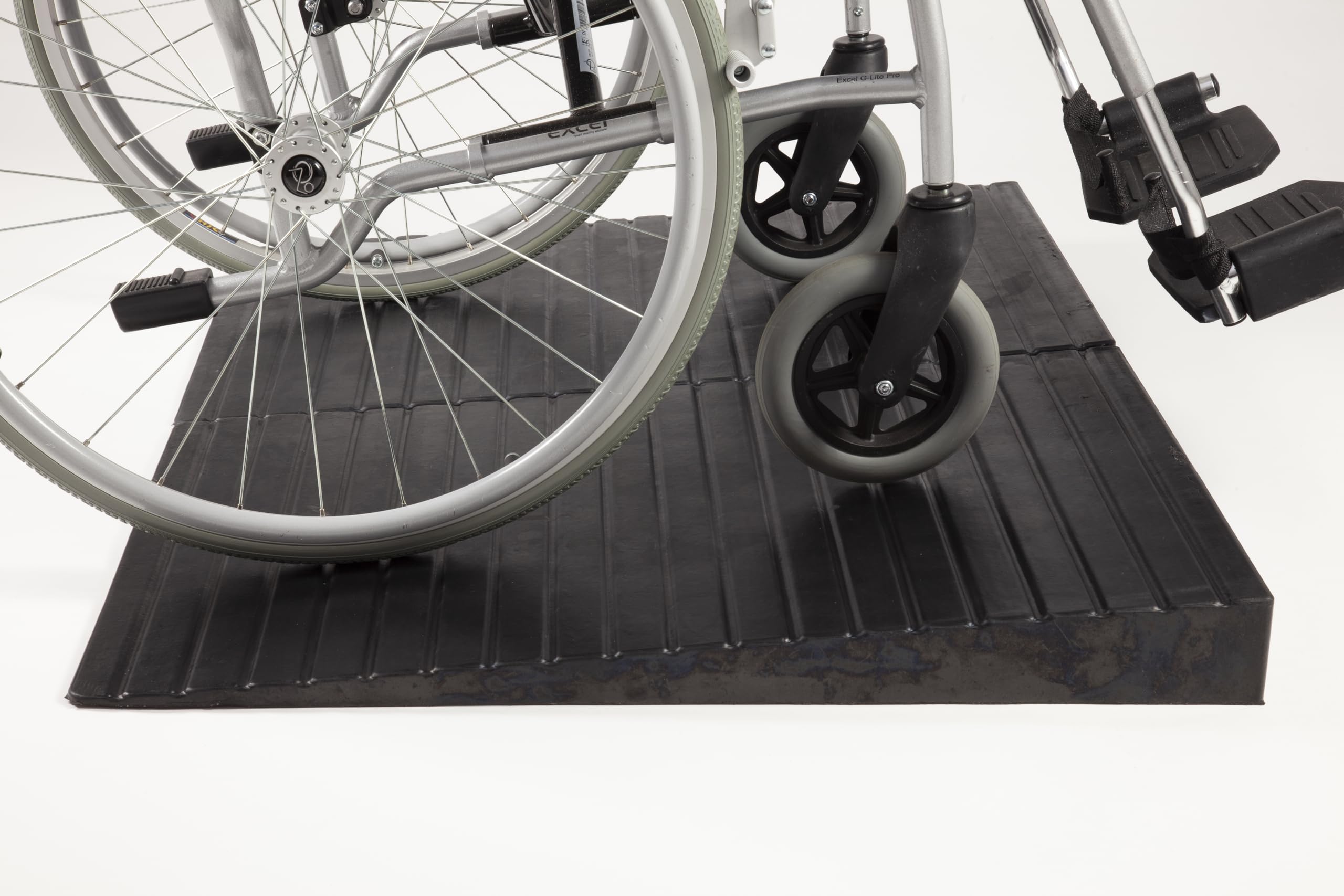 The Ramp People Black Rubber Threshold Ramp 4Mm - 100Mm (78Mm) Rubber Ramps For Wheelchairs & Mobility Scooters