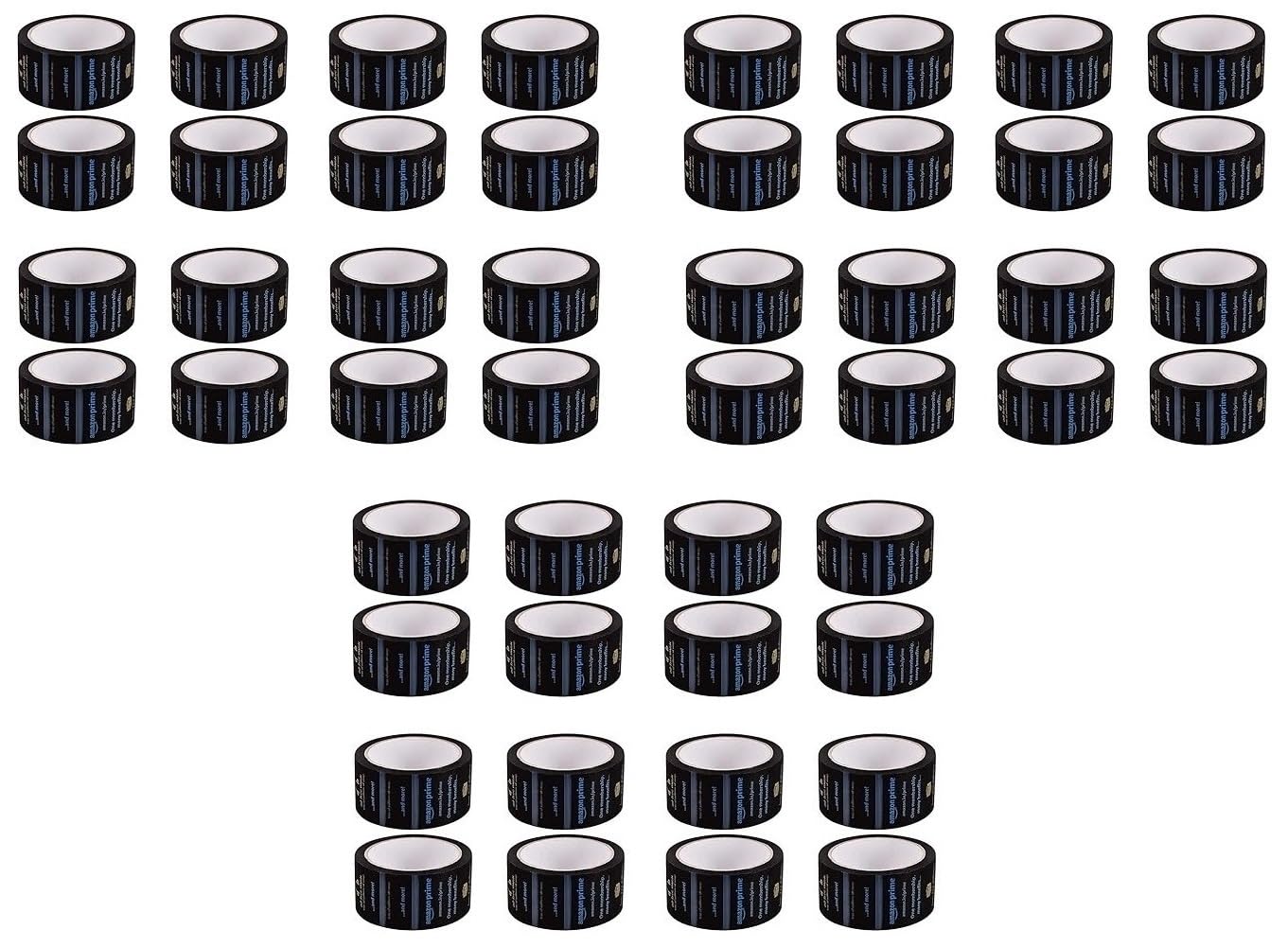 Amazon Printed Prime Tape - Black Color - 65 Meters in Length - 72mm / 3" Width - 48 Rolls Per Pack - BOPP Amazon Packing Tape for Packing Boxes for orders (B0CK24NXSR) Amazon Price History, Amazon Price Tracker