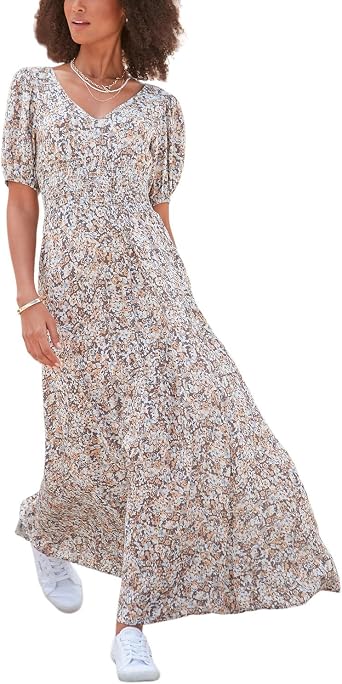 LASCANA Womens Floral Print Maxi Dress