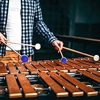 Vista 4 de Marimba - Juego de 2 mazos y mazos de timbales con funda, teclado de cabeza de hilo duro, mazo de marimba, paquete educativo intermedio