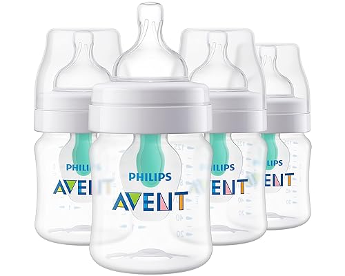 Miniatura 5 de Paquete de Philips AVENT - Biberón anticólicos con ventilación AirFree, 266 mililitros, 4 unidades, transparente, SCY703/04 + Philips AVENT Soothie