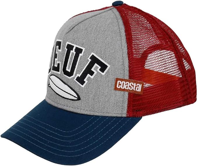 Coastal - Oeuf (szary) - męska czapka trucker, szary, Rozmiar uniwersalny