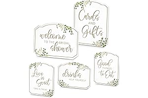 Lillian Rose: Botanical Bridal Shower Greenery Sign Set