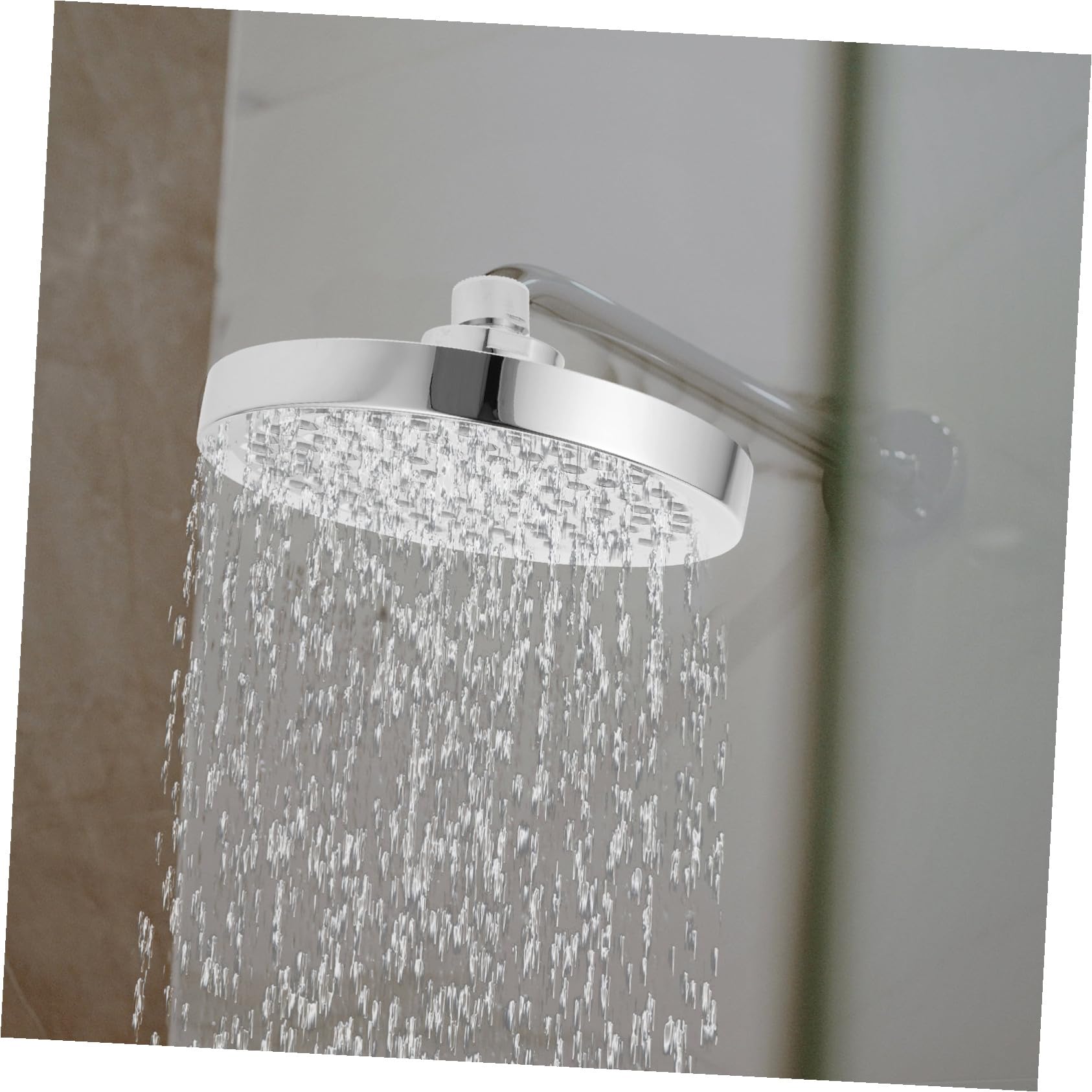 Cabezal de filtro de ducha de agua dura de alta presión, boquilla giratoria con purificación de nivel para baño, material duradero y spray de rótula giratoria para un máximo ablandamiento del agua