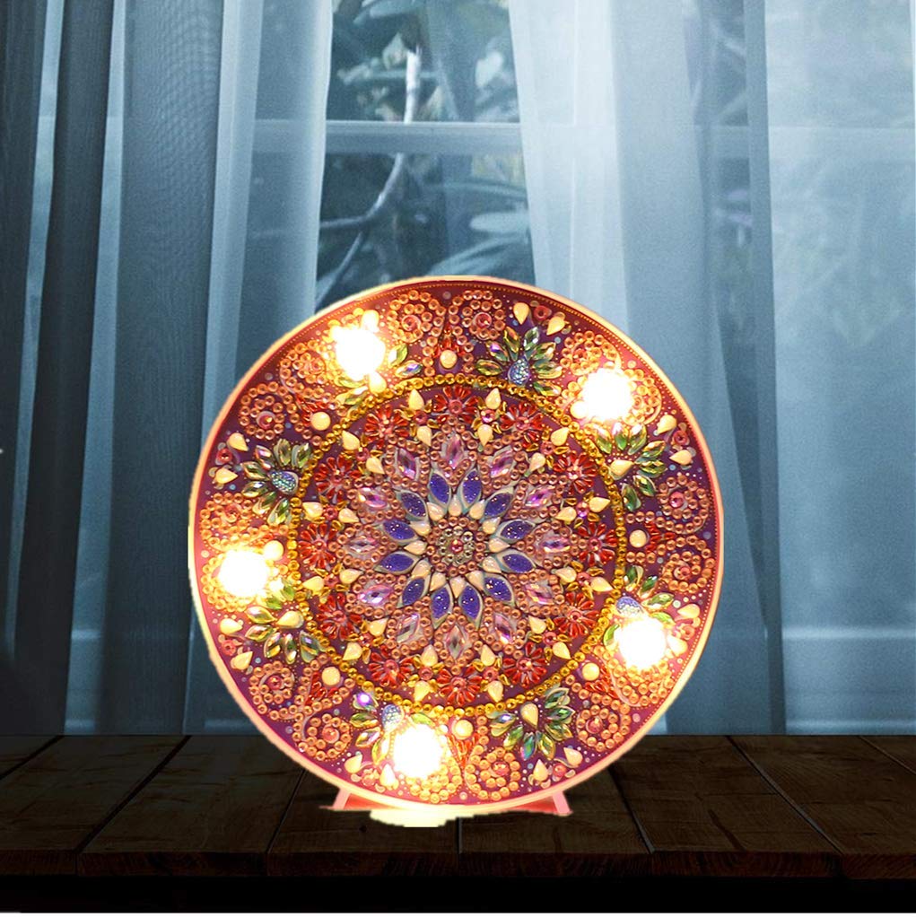 LED-lamp Diamond Painting Vlinder - Figured'Art
