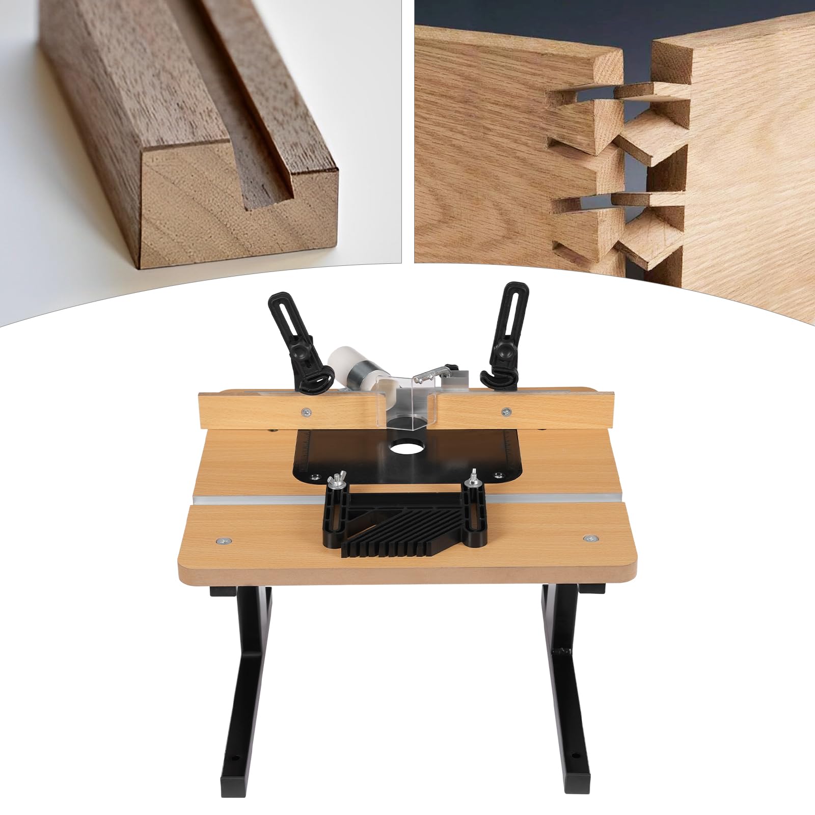 Fresatrice da tavolo per la lavorazione del legno, router da tavolo, fresatura superiore regolabile, in MDF, fresatrice da tavolo, per legno, lavorazione di mobili, legno