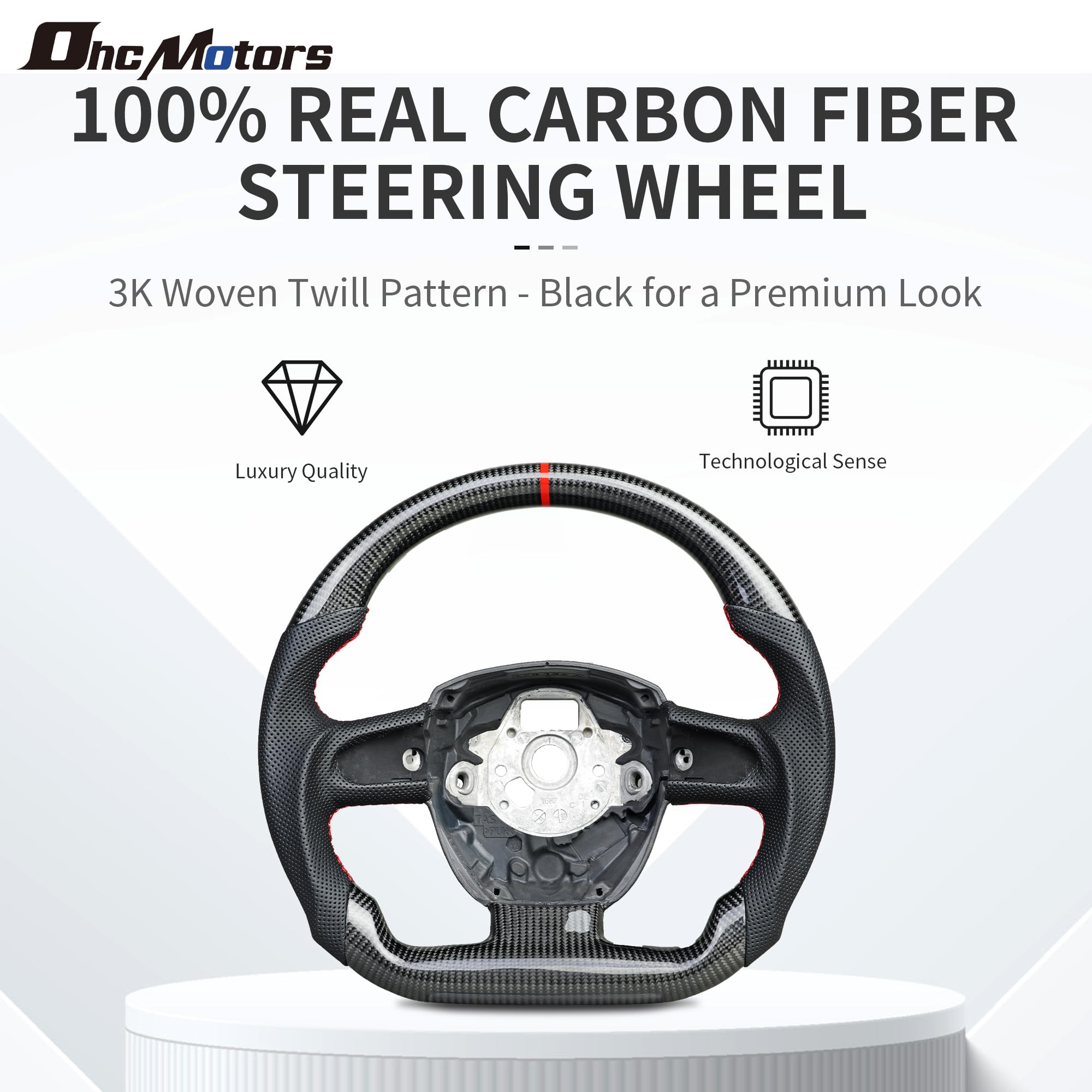 OMP (OD/2005/NN) Steering Wheel, Black