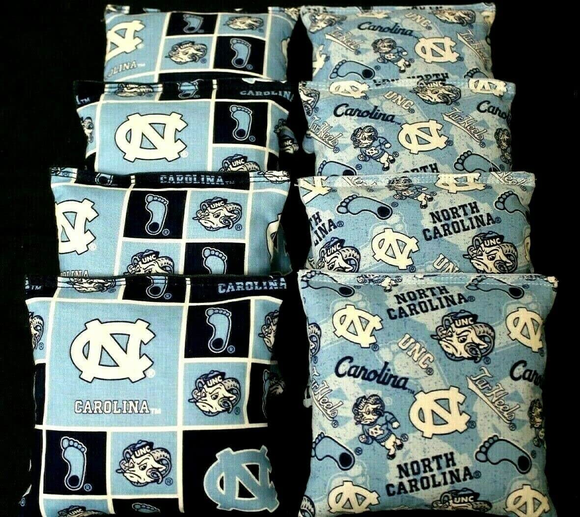 North Carolina Cornhole Bean Bags ACA Regulation UNC Bags