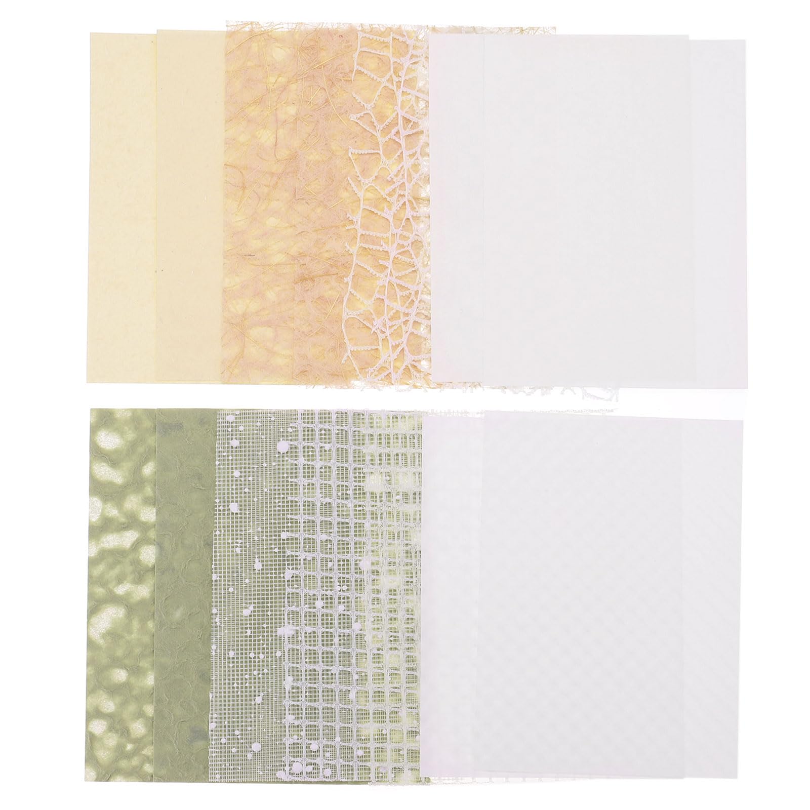 Muiltvoe 32pcs Textured Scrapbook Paper Vintage Scrapbooking Paper Handmade Craft Paper for Journaling Supplies Junk Journal Art Crafts Diary Decorative Paper