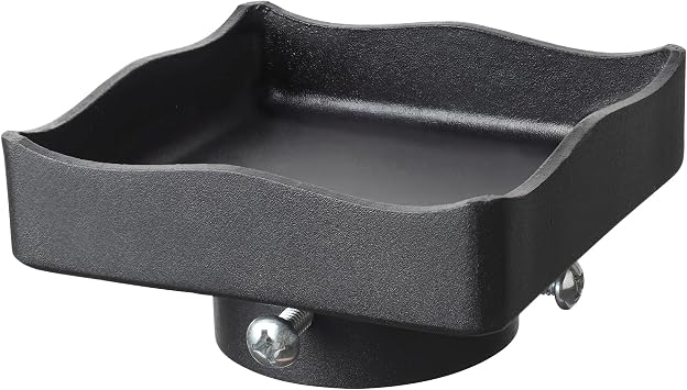 Bottle Jack Post Adapter for 4x4 Wood Posts, Heavy Duty Steel Saddle Adapter with Centering Pin, Fits Most Bottle Jacks, Max 2-inch Saddle Opening, Deck Porch Beam Lifting Repair