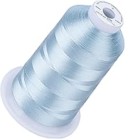 Vista 154 de Simthread 5500 yardas de hilo de bordar, 5000M de alto rendimiento 40 WT 100% hilo de poliéster – Más de 170 colores vívidos, clasificado de alta