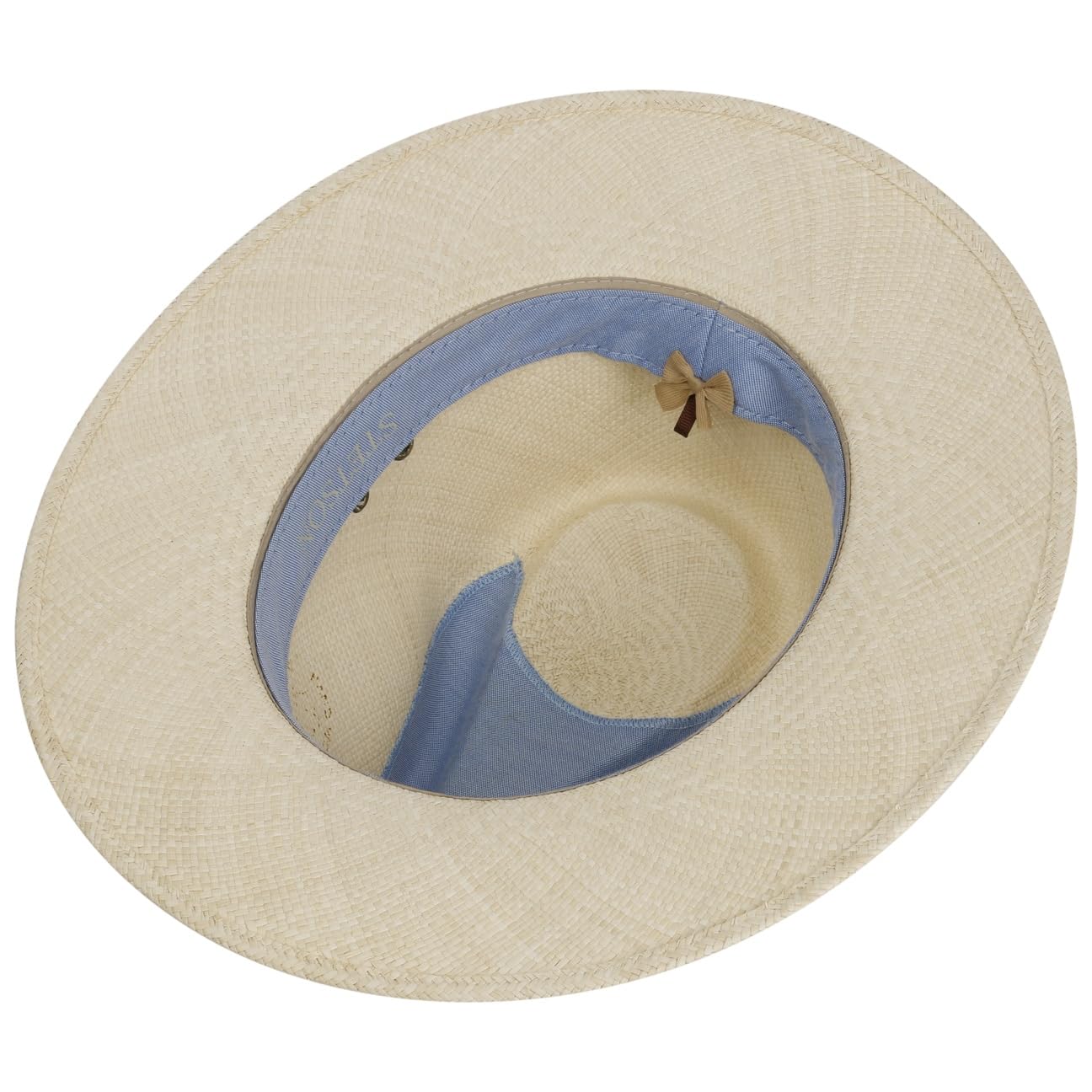 Stetson Chapeau Panama Classic Brisa Traveller Femme/Homme - Made in Ecuador D'Ete en Paille de Soleil avec Bandeau Cuir Printemps-ete Printemps Ete