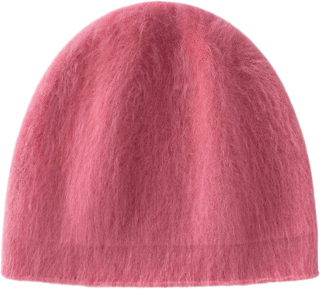 Merino Wool Hat Women Men Outdoor Knit Warm Solid Color Knitted Beanies