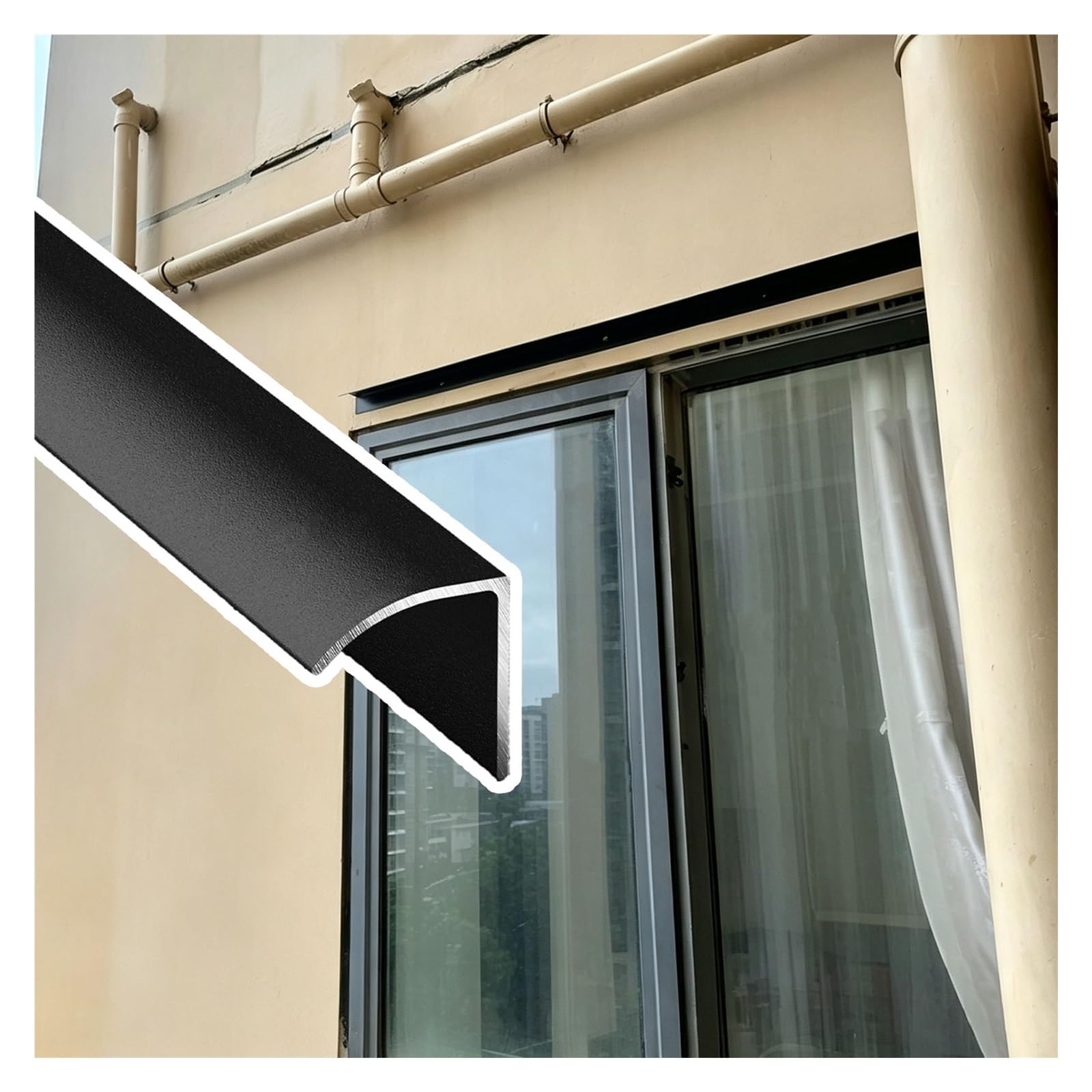 Tropfkantenprofil Regenabweiser-tropfkante, Aluminiumlegierung