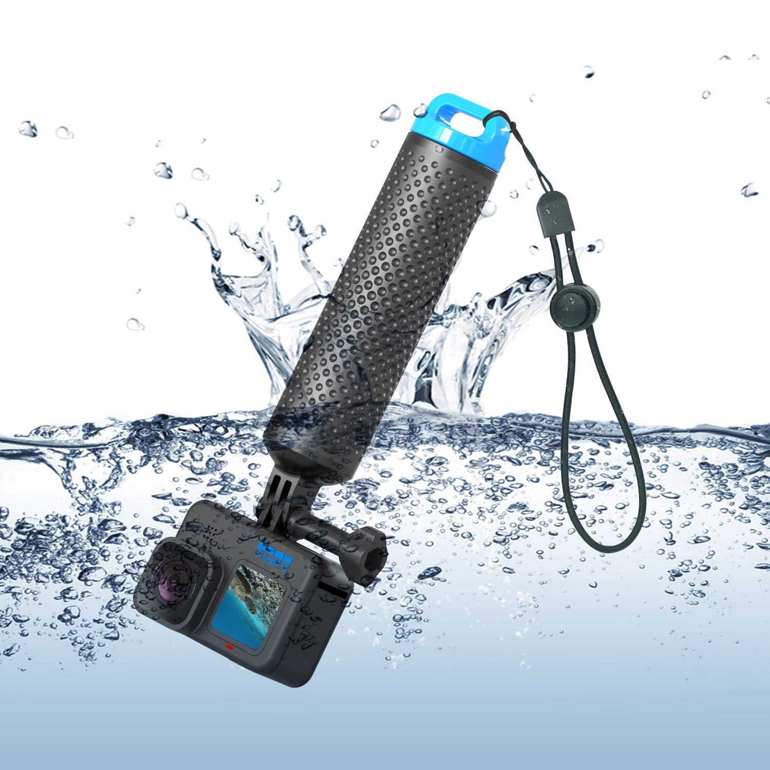 Wealpe Schwimmender Handgriff - Wasserdichter Griff Für GoPro Action Kameras