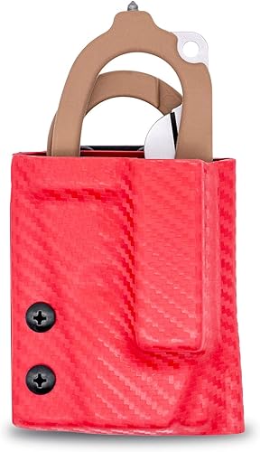 Clip & Carry Kydex - Funda multiherramienta para tijeras de trauma de cuero Raptor, fabricada en Estados Unidos (multiherramienta no incluida),