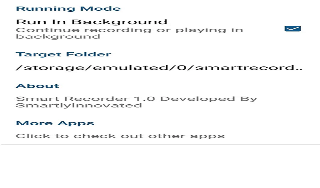 Smart Voice Recorder HD App on Amazon Appstore